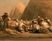 Harvesters Resting Ruth and Boaz - 让·弗朗索瓦·米勒